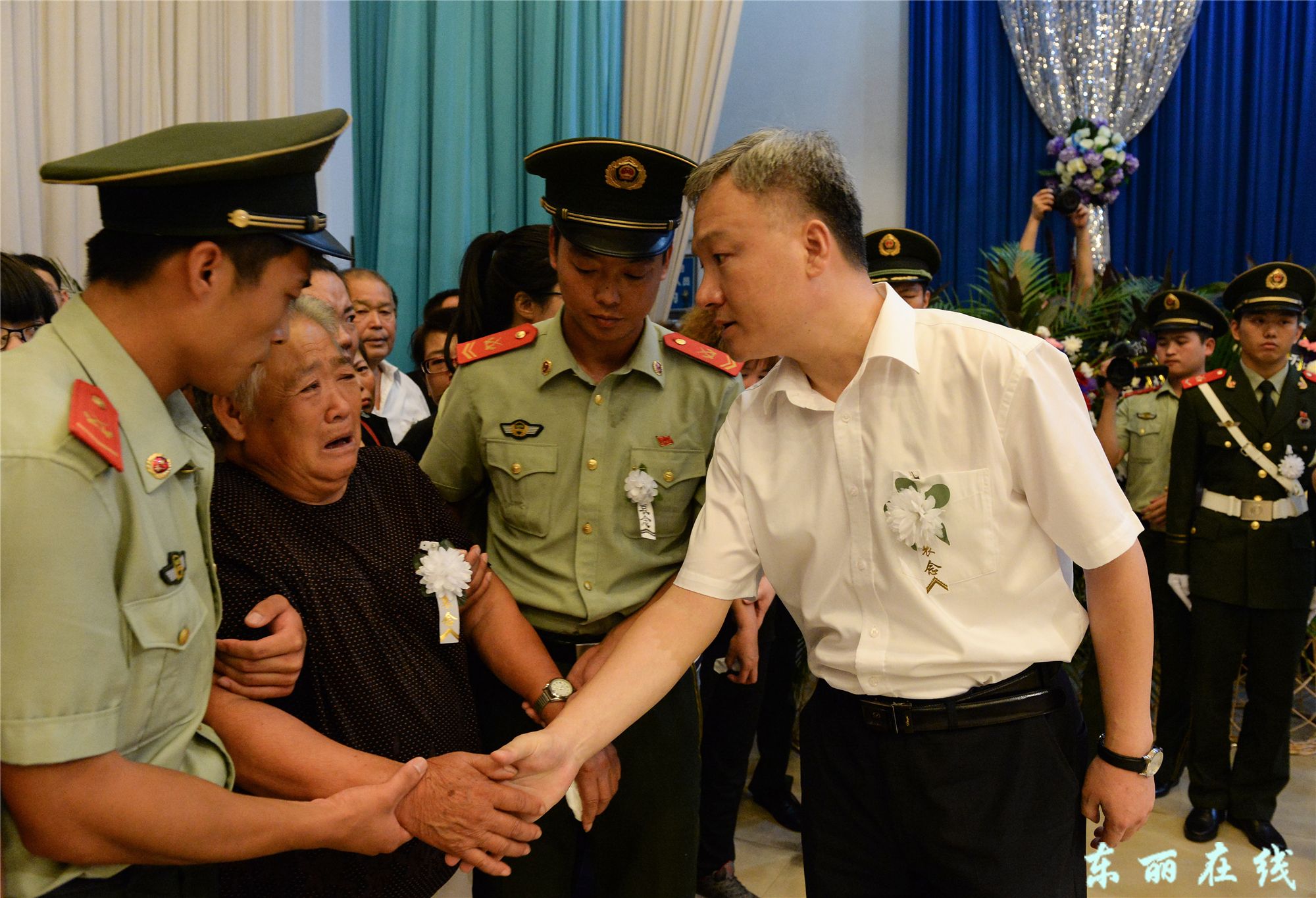 区领导参加天津港8.12特别重大火灾爆炸事故