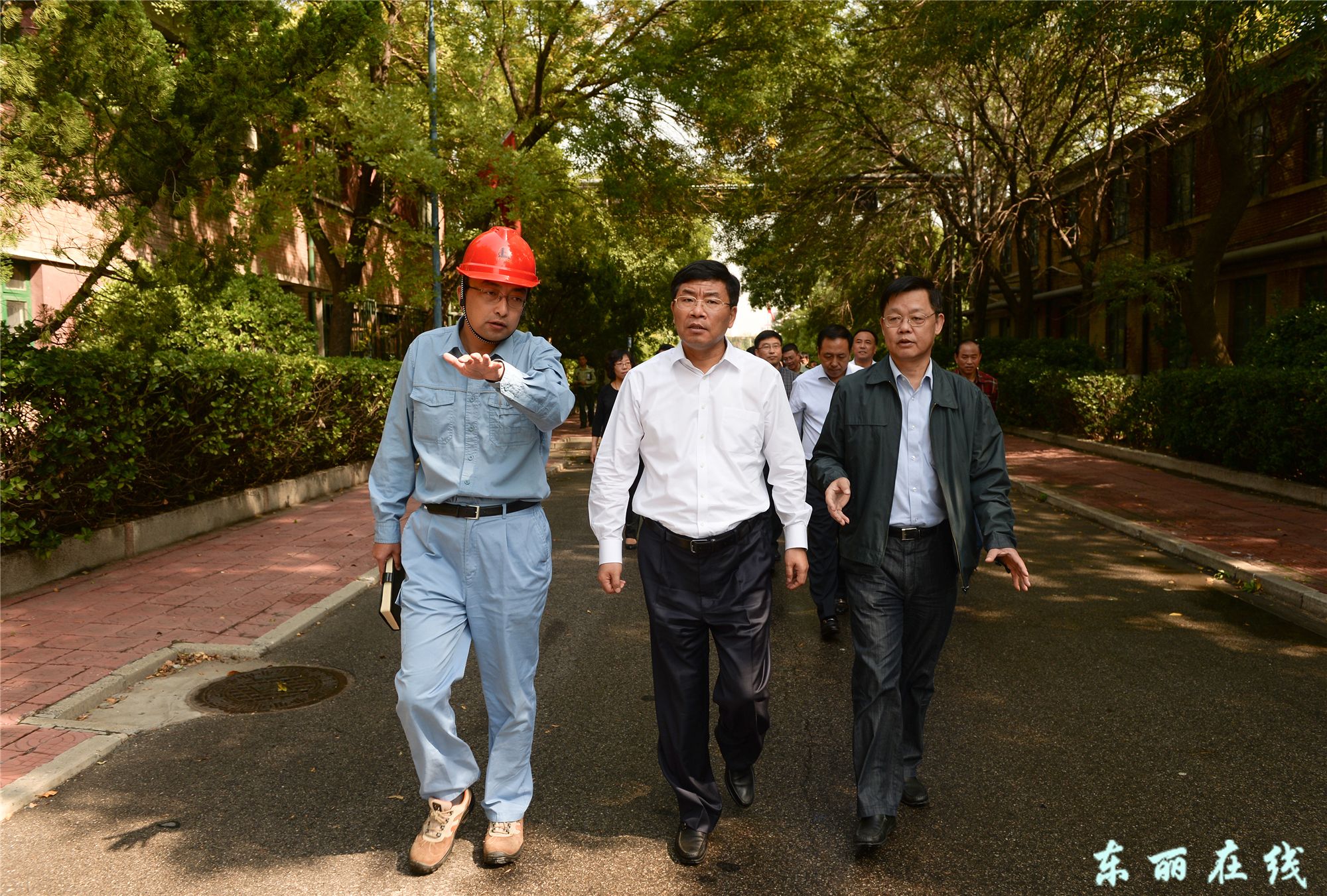 市领导国庆期间来我区检查安全生产工作 - 图片